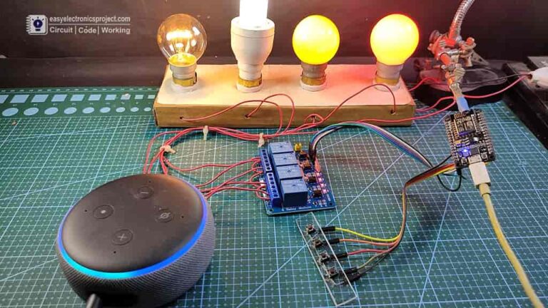 Alexa Home Automation Using ESP8266 - IotCircuitHub