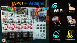 Read more about the article Home Automation using Arduino ESP8266 WiFi module & Blynk App