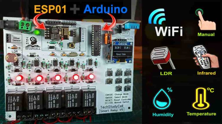 ESP01 Arduino Home Automation Cover