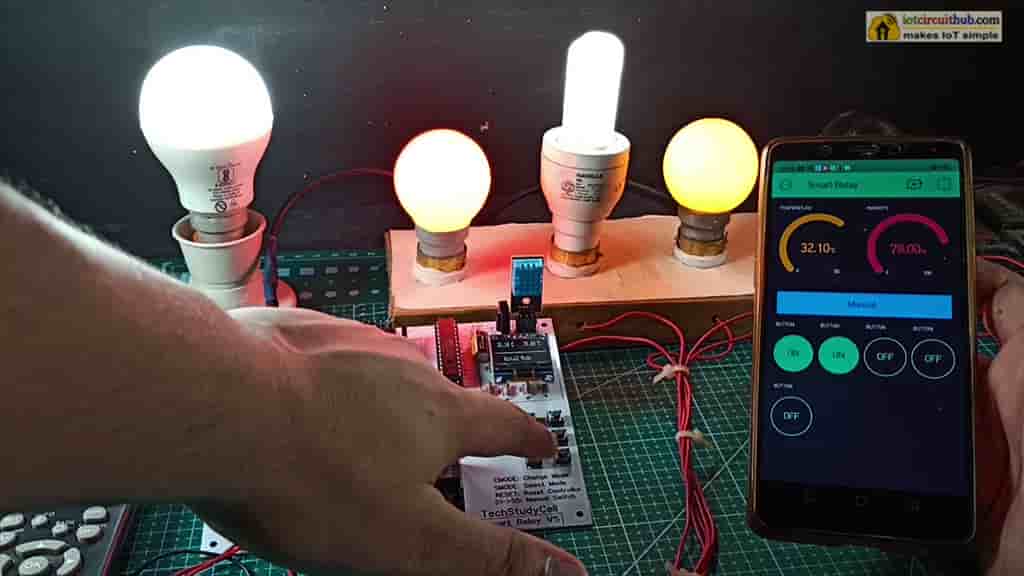 Control relay from manual switches