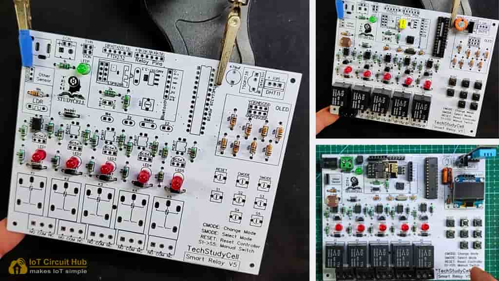 Soldering components on PCB