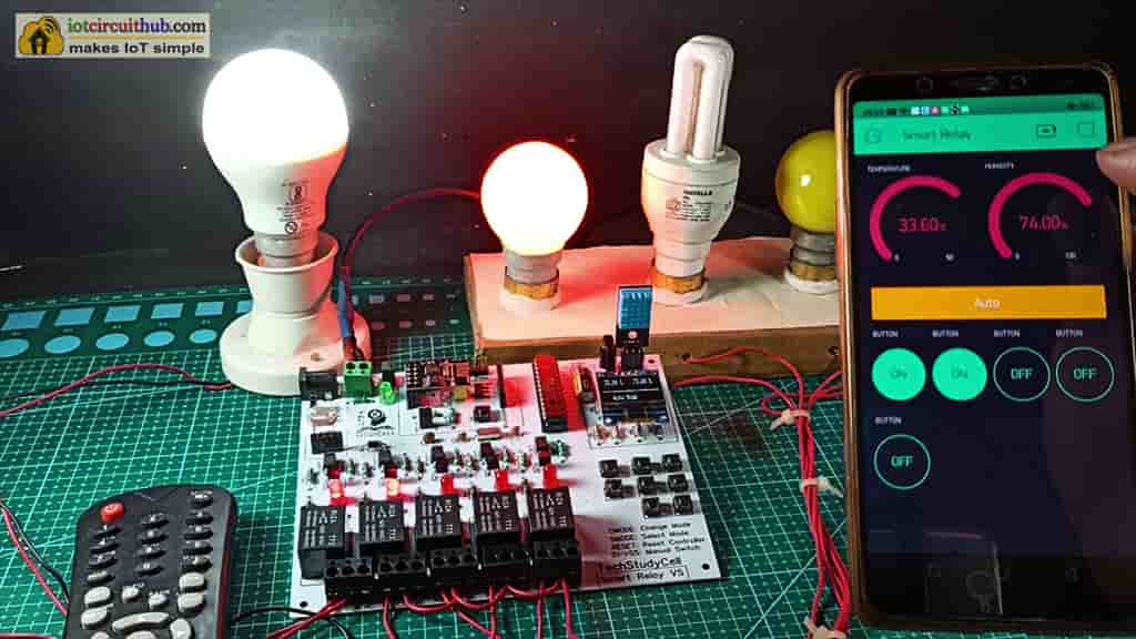 Temperature control relay with Arduino
