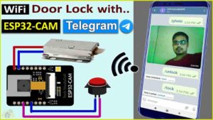 ESP32CAM telegram wifi lock cover