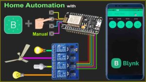 NodeMCU Blynk Home Automation cover pic
