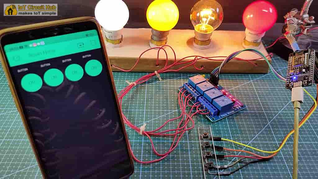 Home Automation with Blynk & NodeMCU ESP8266 IoT Projects