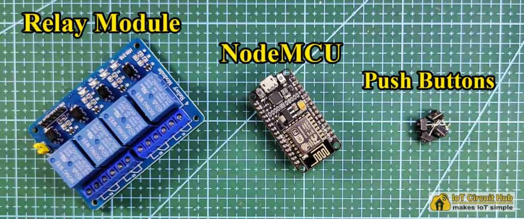 Components for NodeMCU Blynk project