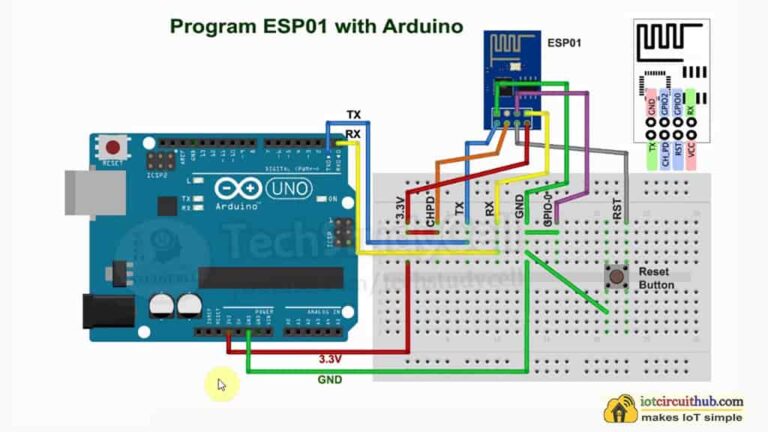 ESP8266 programming with Arduino UNO - IotCircuitHub