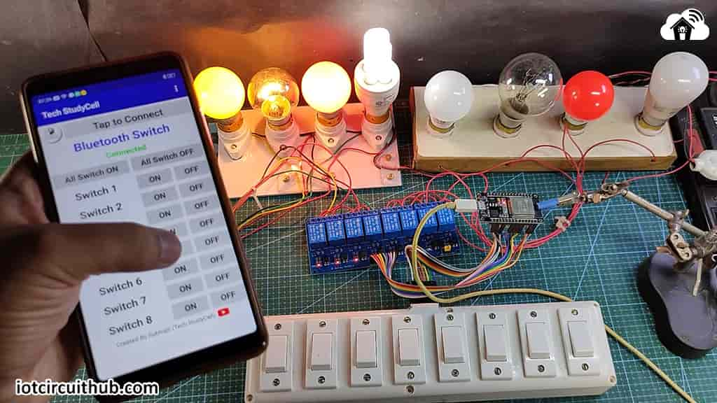 Controlling Relay with Bluetooth