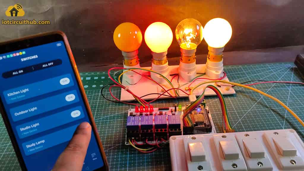 Controlling the relays from the Amazon Alexa App