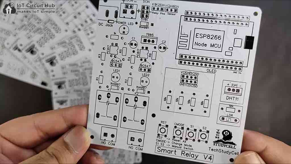 PCB for the NodeMCU IoT Projects