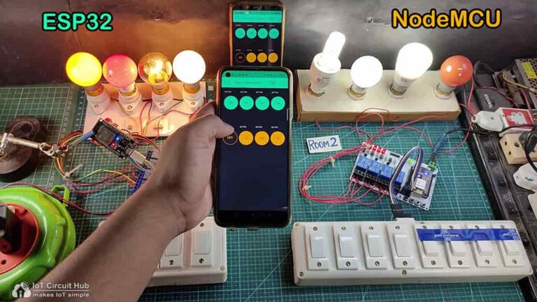 Home Automation using IoT - ESP32 NodeMCU - IotCircuitHub