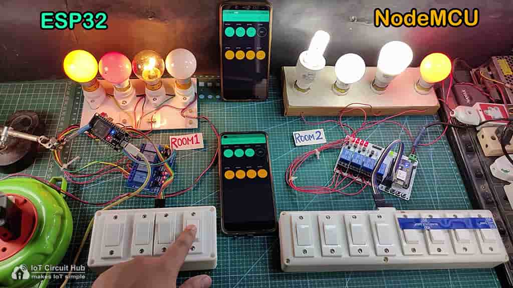 Control Relays Manually from Switches