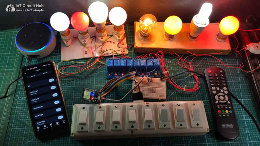 ESP32 Home Automation using Alexa