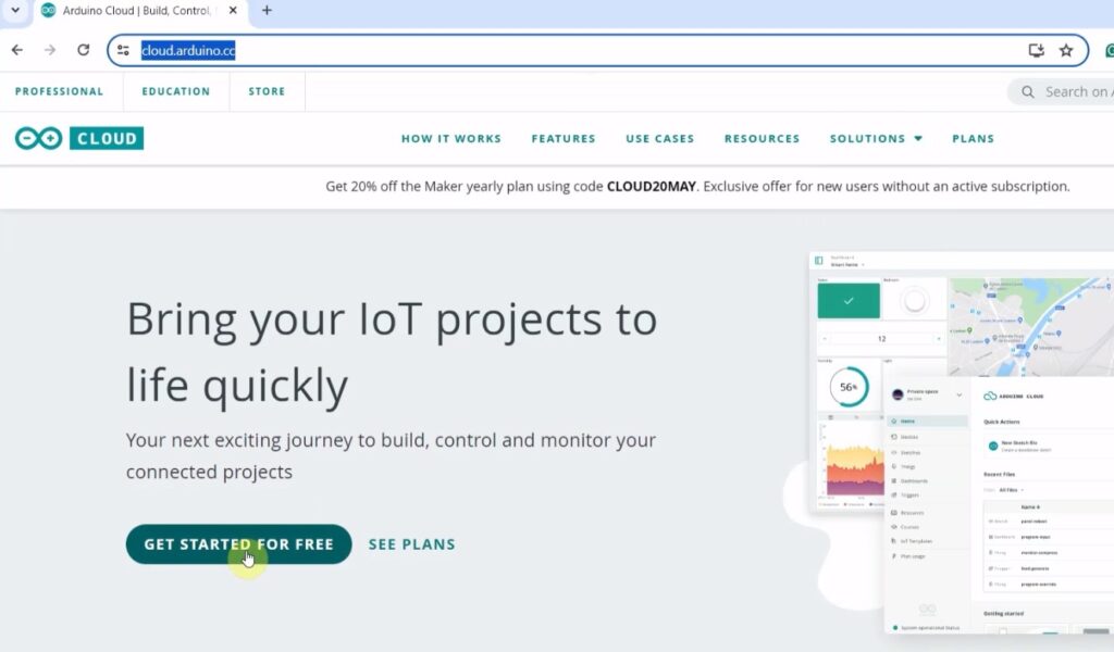 Arduino Iot Cloud project Tutorial