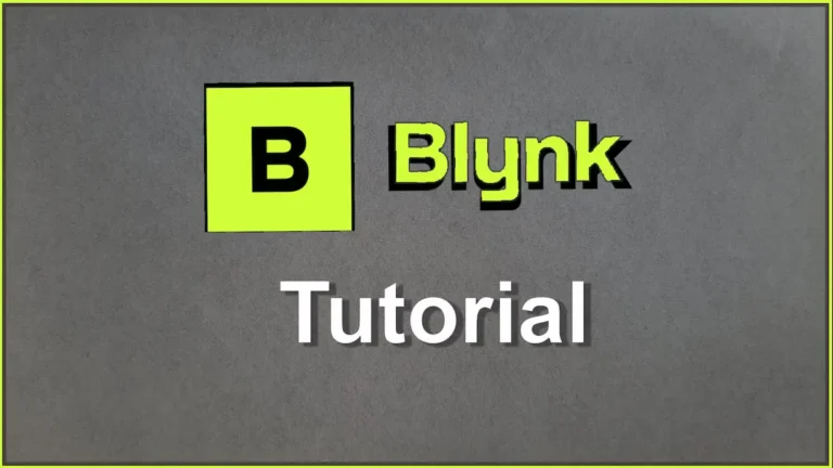 Blynk IoT platform tutorial
