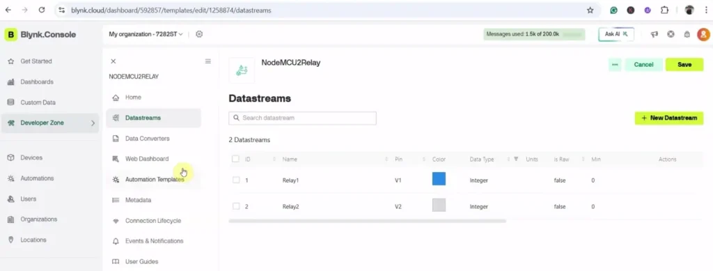 blynk iot platform setup p15 blynk iot platform setup p15