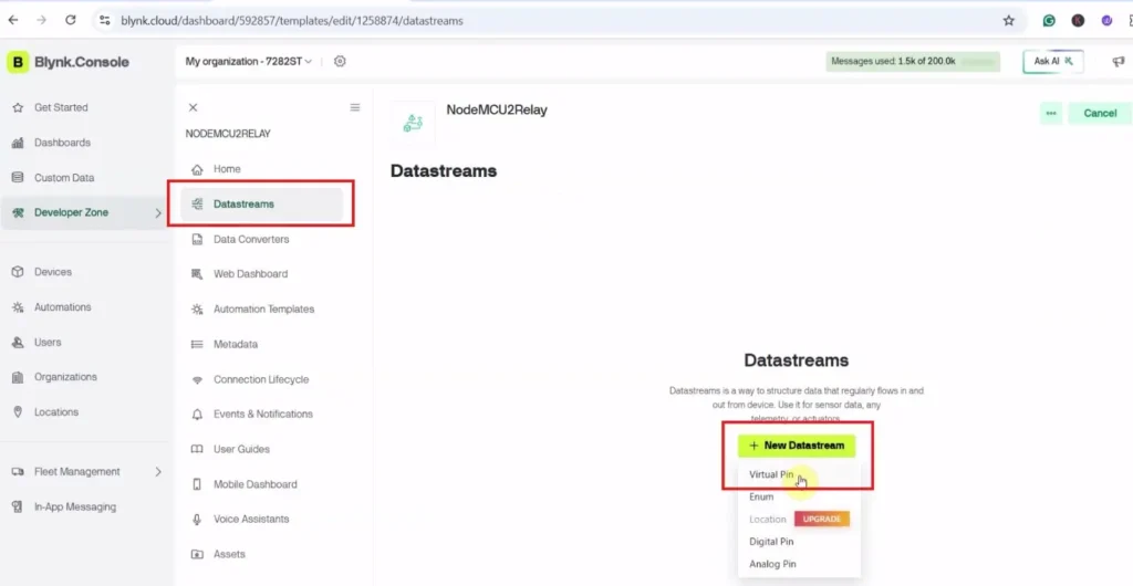 blynk iot platform setup p2