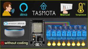 Read more about the article Tasmota ESP32 Alexa voice control Home Automation with Sensor