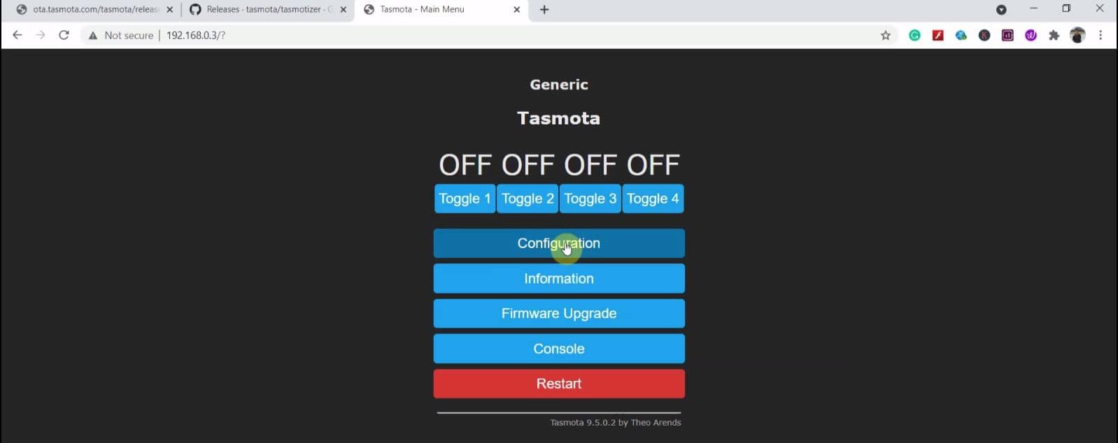 Tasmota Alexa integration steps 1