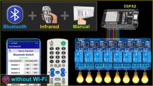 Read more about the article ESP32 Bluetooth and IR Remote control Smart House