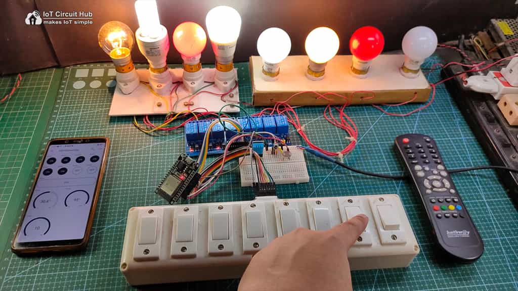 Control relays with switches