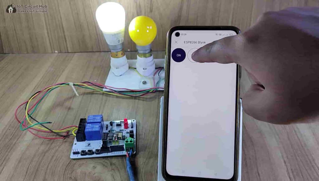 ESP01 control Relays with Blynk