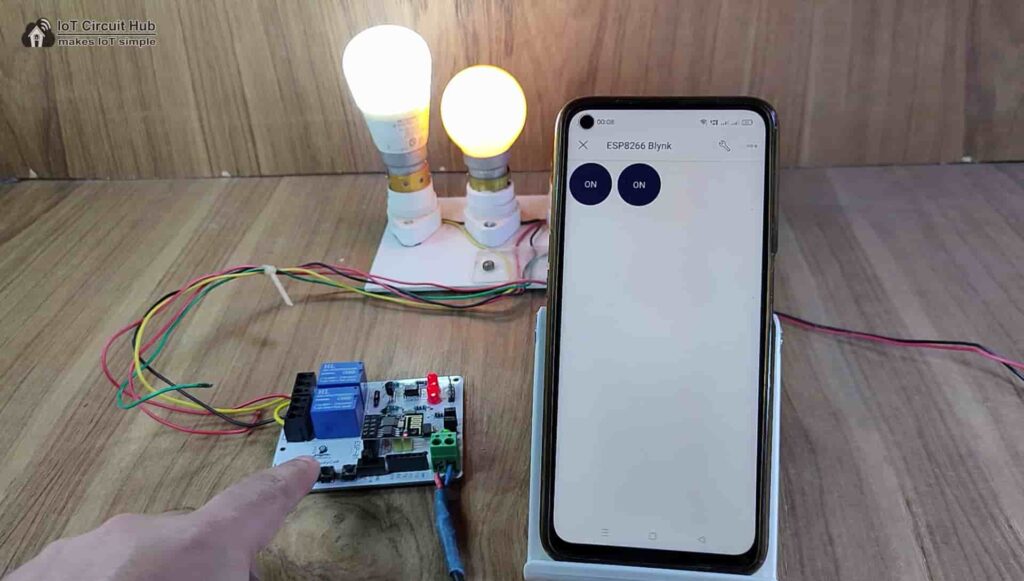 Control Relays manually