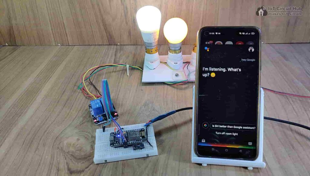Control Relays with Google Assistant