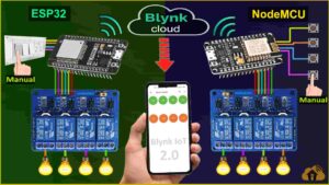 Read more about the article IoT Project using ESP32 NodeMCU network with Blynk App