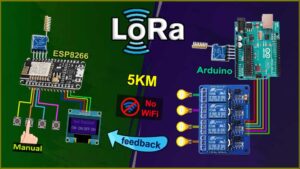 Read more about the article LoRa Project using Arduino ESP8266 control Relay with feedback