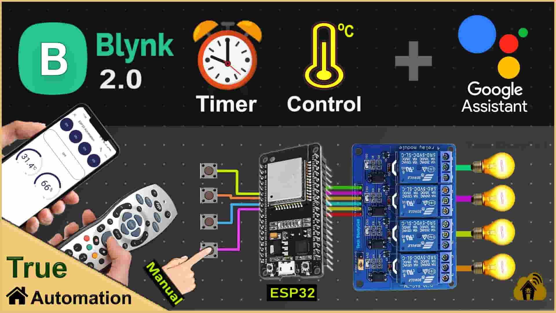 IoT Project using ESP32 with Blynk