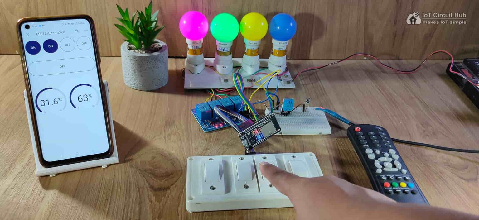 IoT Project using ESP32 with Blynk Automation - 2025