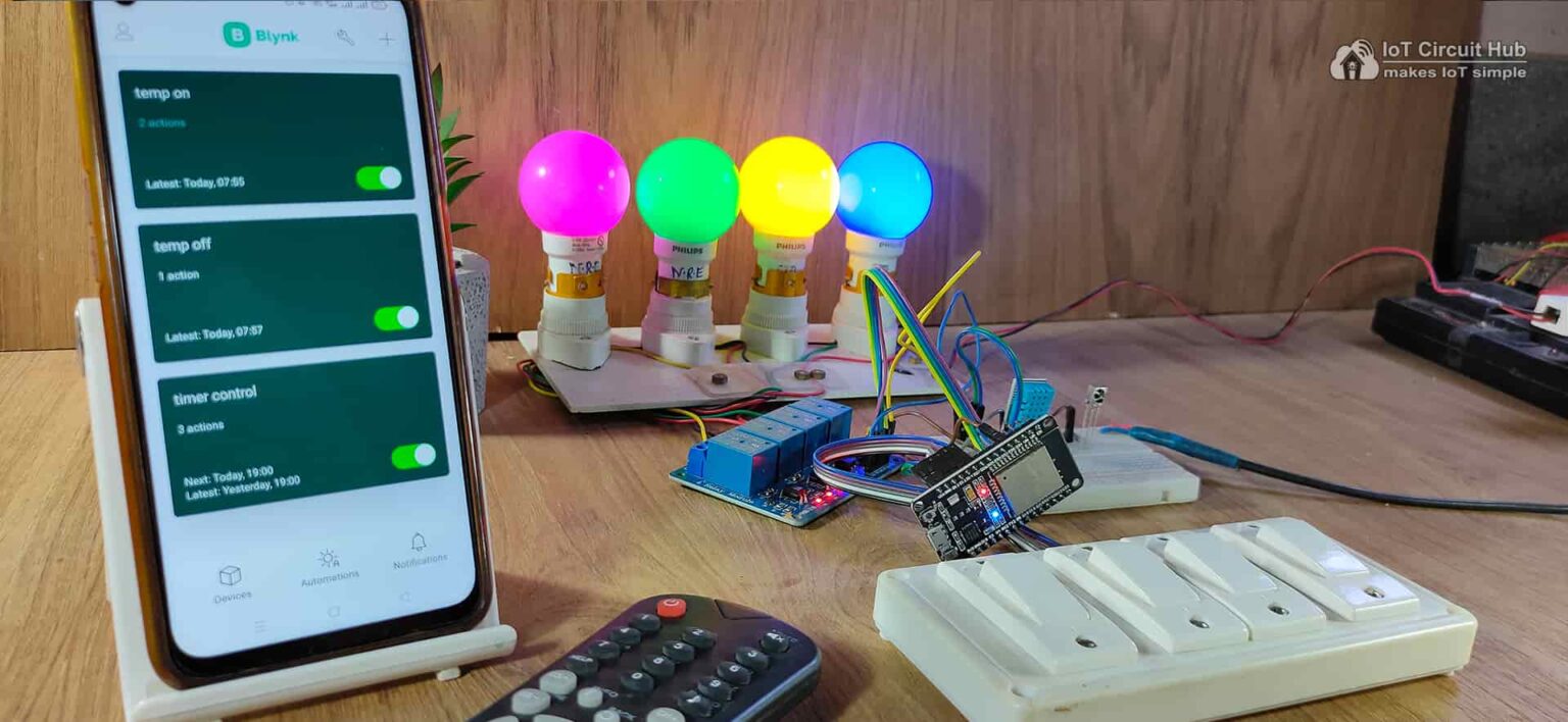 IoT Project Using ESP32 With Blynk Automation - 2024