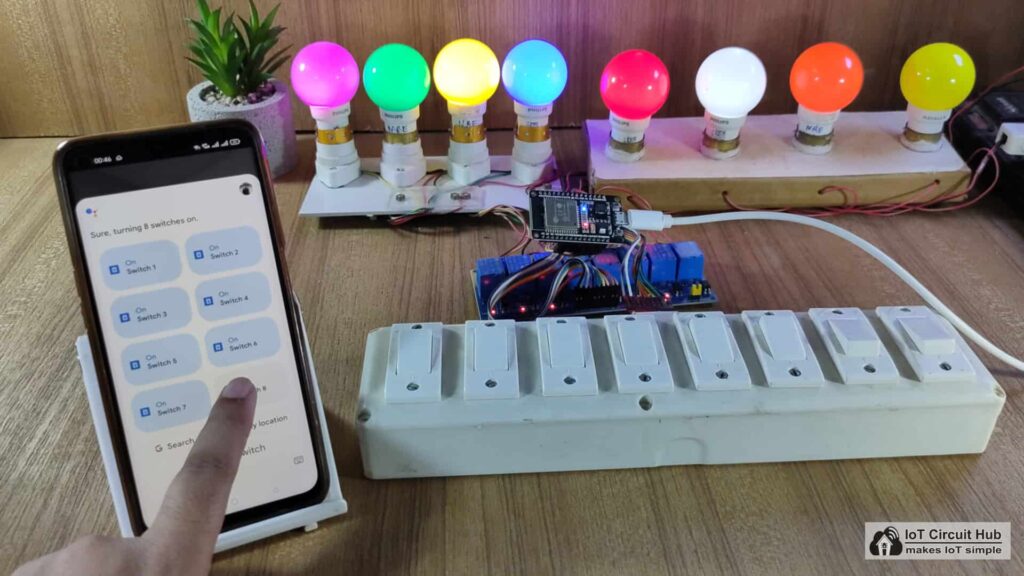 Control Relays with Google Home