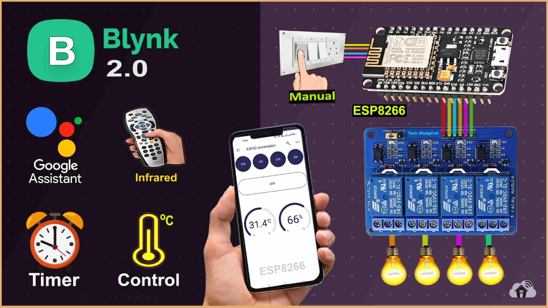 esp8266 blynk iot projects p1