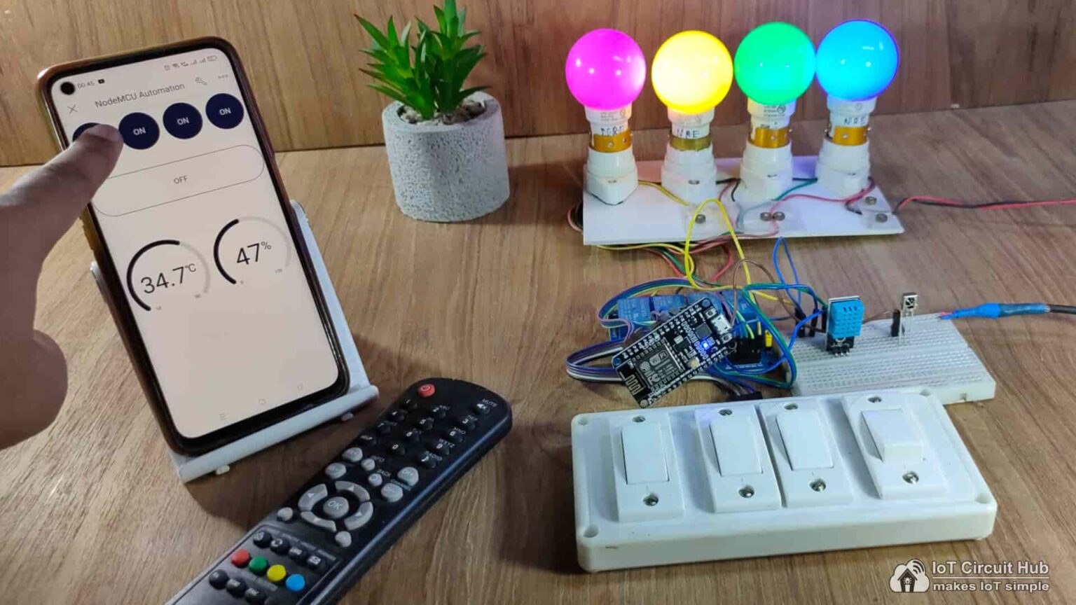 ESP8266 IoT Project with Blynk Automation 2024