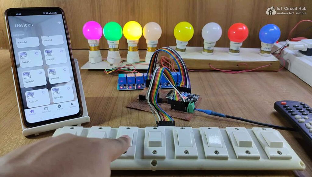 Control relays with switches