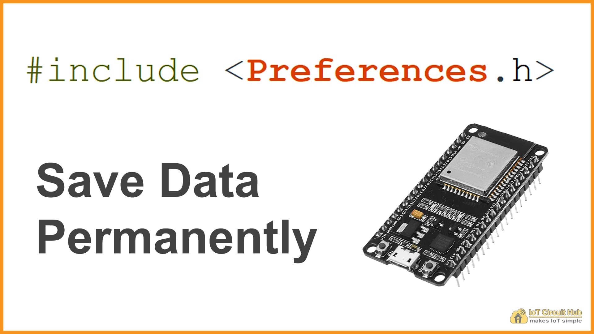 Read more about the article ESP32 Save Data Permanently using Preferences Library