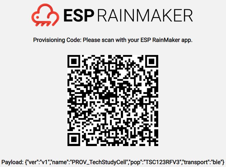 QR code for ESP RainMaker