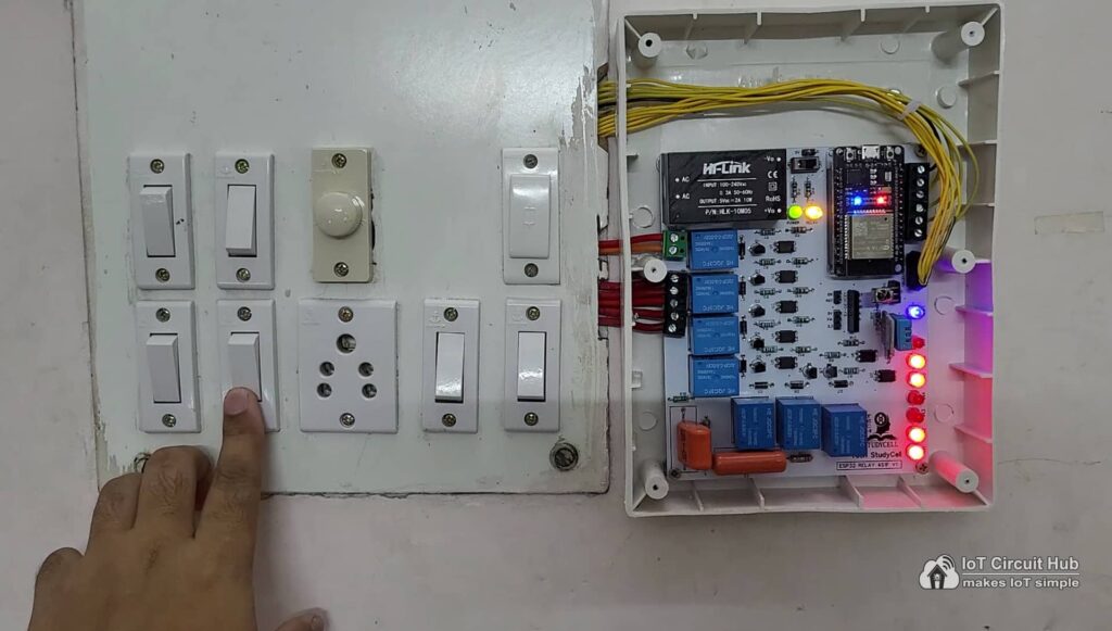 Control relays with switches