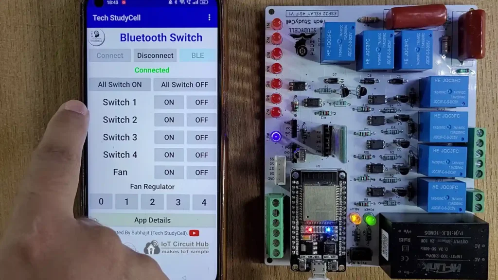 Connect ESP32 with Bluetooth app