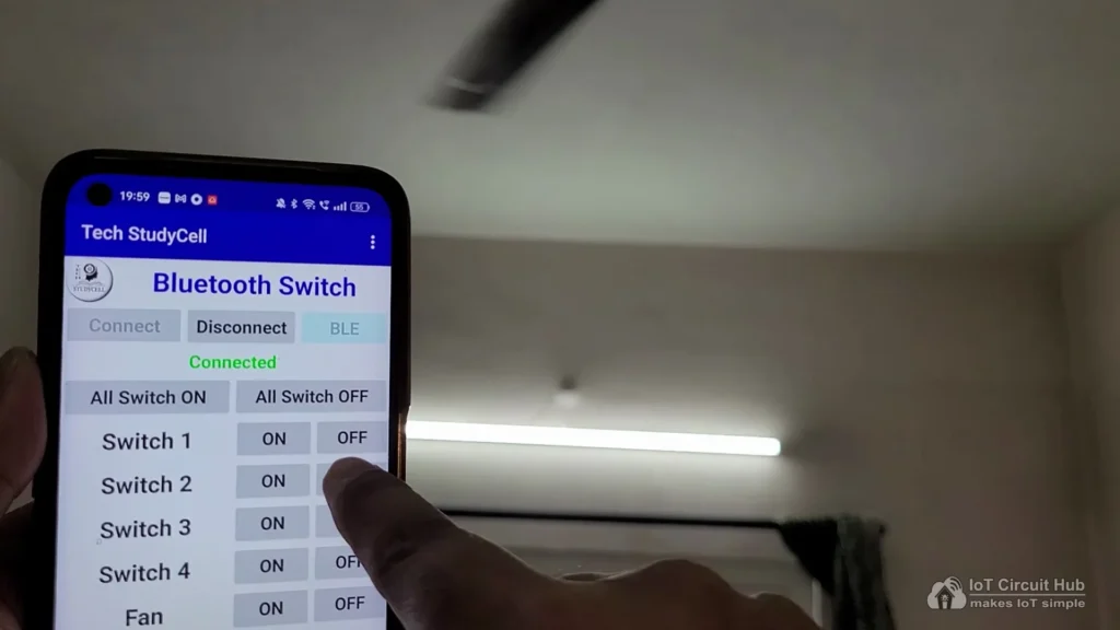 Control relays with Bluetooth