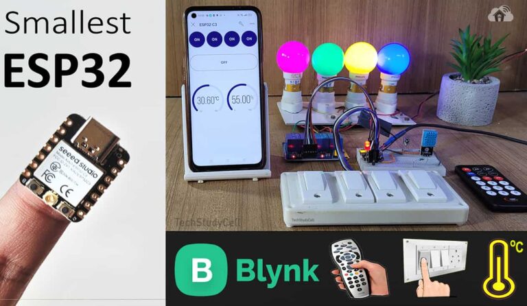 IoT Project with Smallest ESP32-C3 Blynk