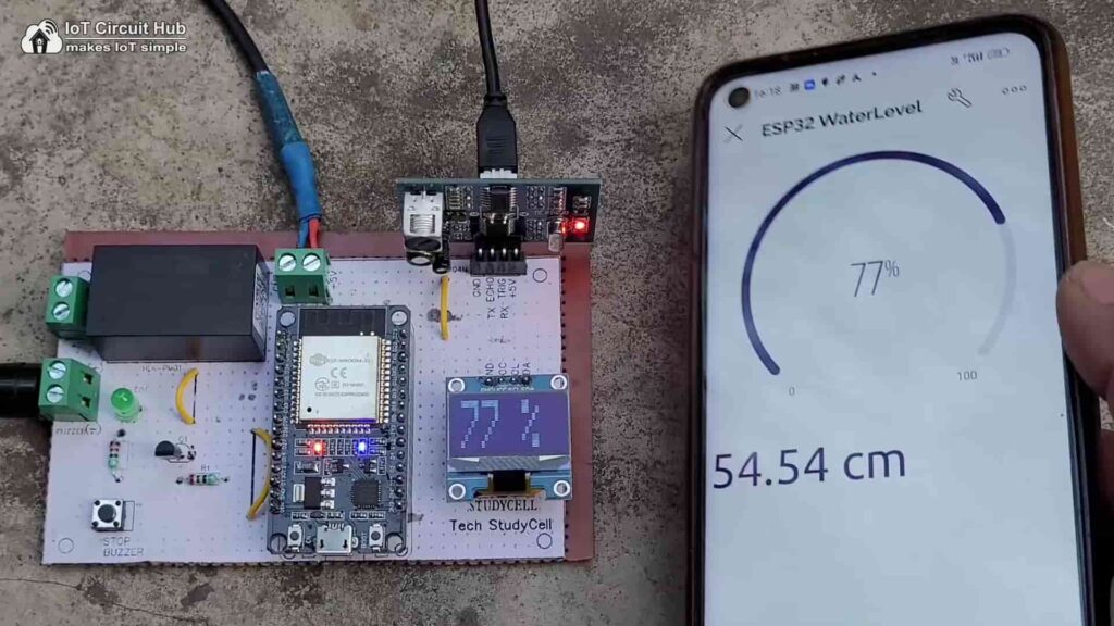 IoT-based water level indicator using Ultrasonic sensor