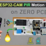 ESP32 CAM PIR Motion Sensor Camera using Telegram App