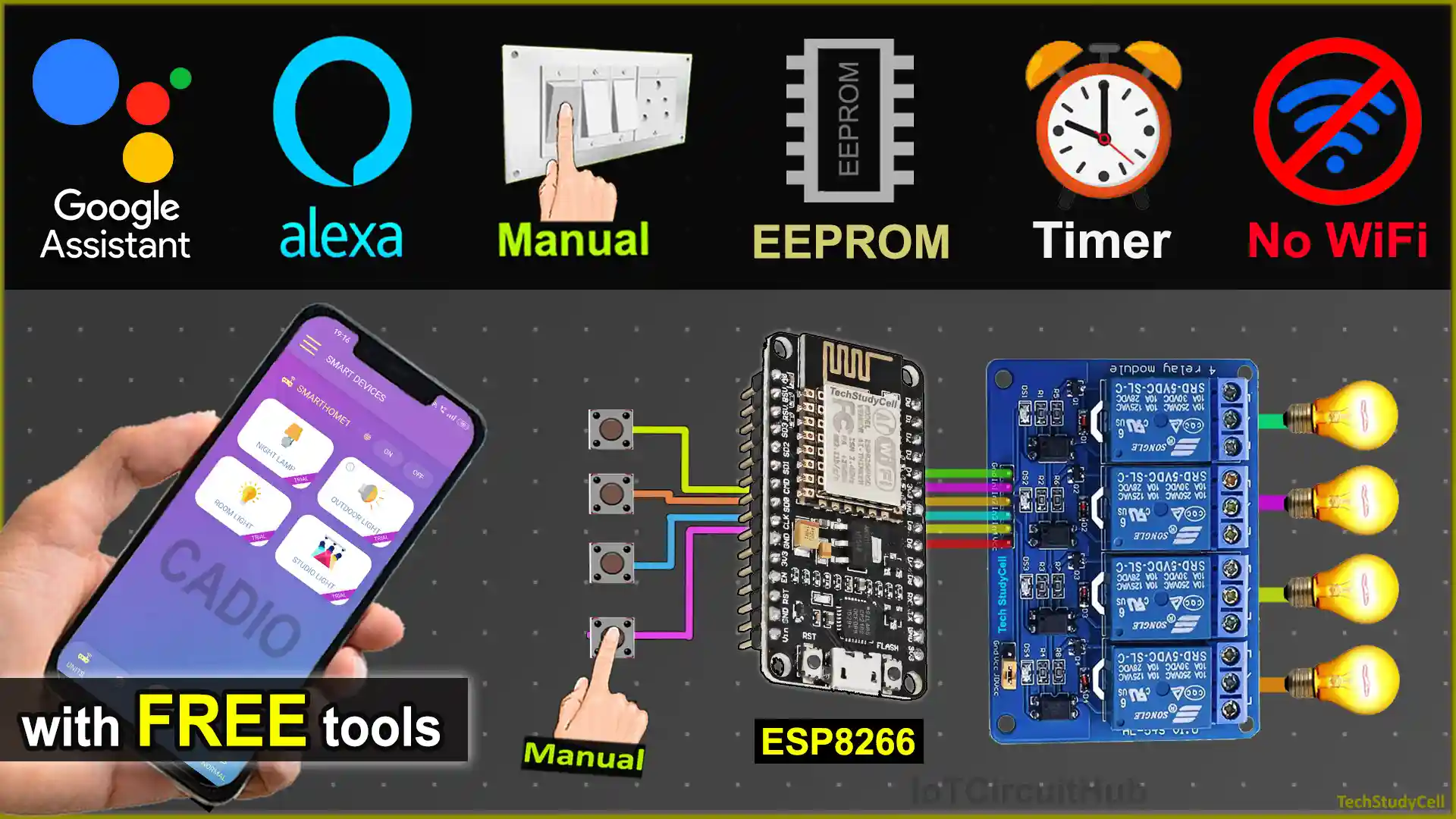 ESP8266 Cadio Home Automation Project
