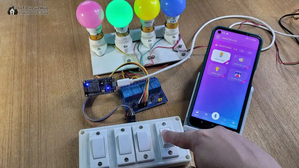 Control Relays manually with Switches