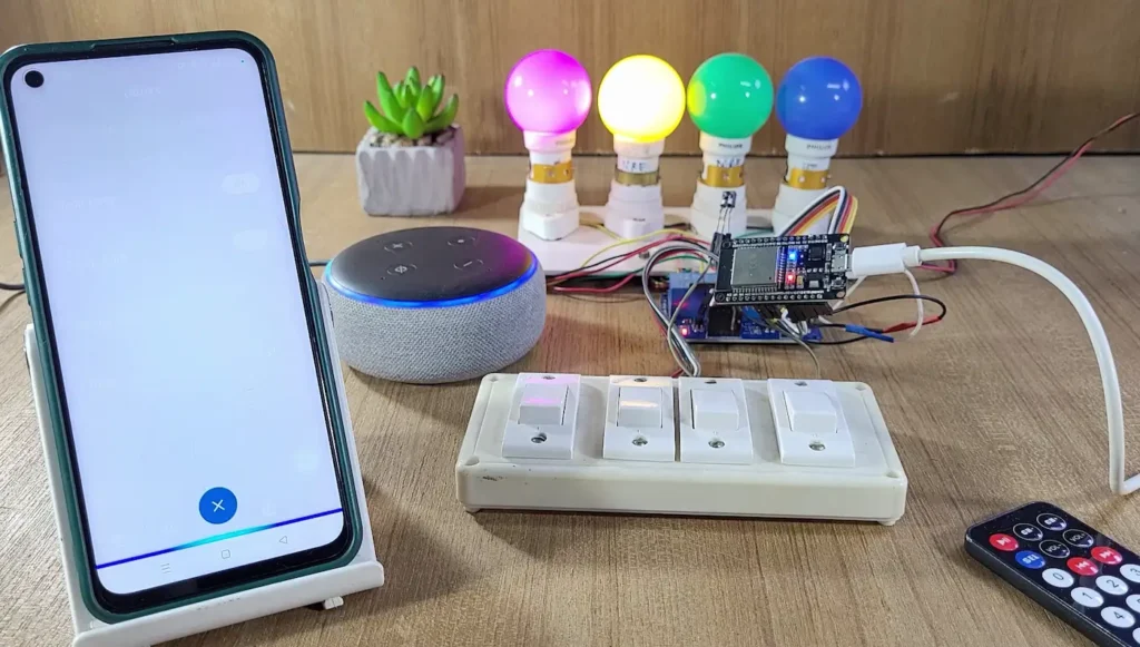 esp32 alexa home automation p18