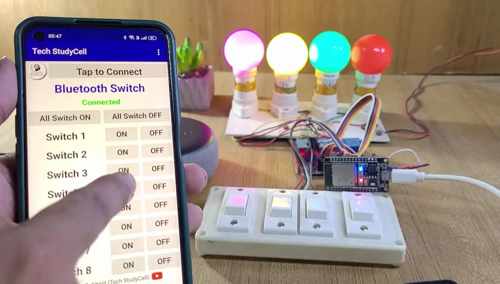 control relays with Bluetooth