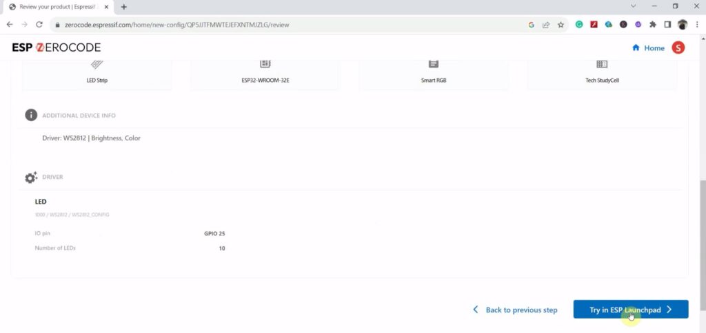 ESP ZeroCode setup step-11